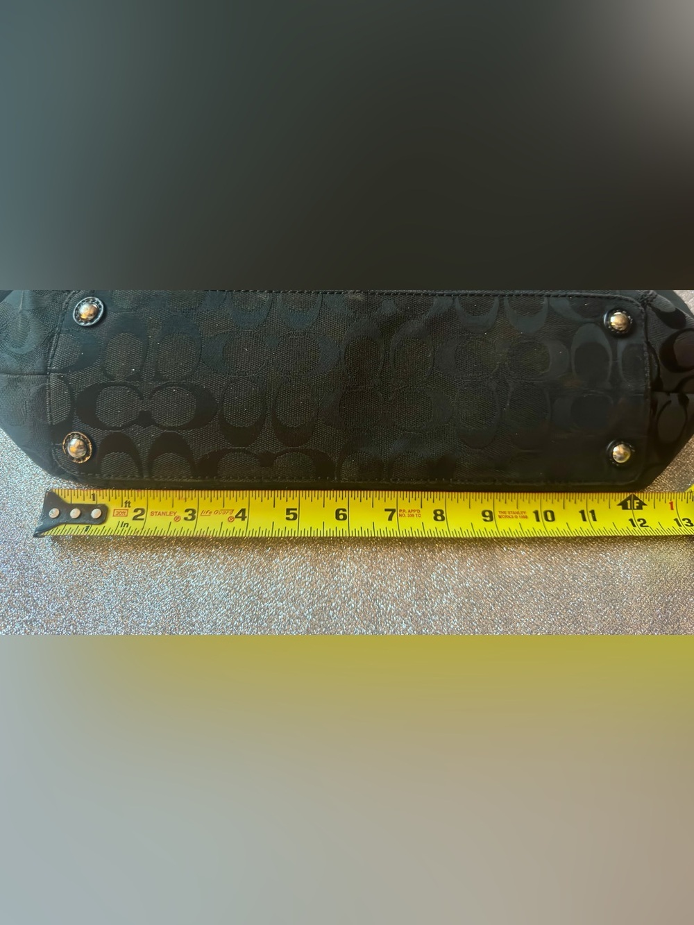 Coach Black Signature Shoulder Bag - Picture 4 of 5